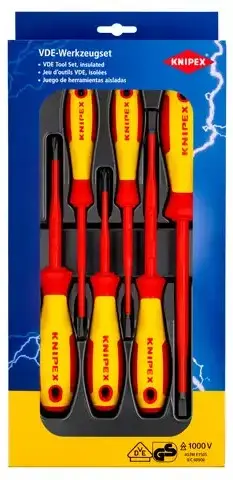 Sada VDE šroubováků KNIPEX, 6 ks - 002012V02