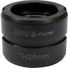 Náhradní čelisti k lisovacím kleštím YT-21735 typ TH 26mm
