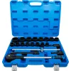 Sada silových nástrčných hlavic HEX 3/4", 21 ks,  BGS - B5258