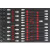 Nástrčné hlavice v pěnové výplni, XZN, RIBE, 1/2", 58 ks, VIGOR - V4729