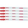 List pilový do přímočaré pily 130 mm UNI TPI10-5 5 ks Bi-Metal