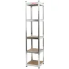 Policový regál STANDARD, 5 polic, 400 x 400 x 1800 cm - AH3009