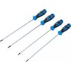 Extra dlouhá sada šroubováků TORX 4 ks, T15 - T30, BGS - B74541