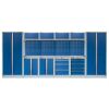 Kvalitní PROFI BLUE dílenský nábytek - 4535 x 495 x 2000 mm - MTGS1300BB2