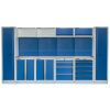 Kvalitní PROFI BLUE dílenský nábytek 3920 x 495 x 2000 mm - MTGS1300BB7