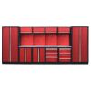 Kvalitní PROFI RED dílenský nábytek - 4535 x 495 x 2000 mm - RTGS1300BB2