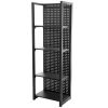 Kovový regál s děrovanou deskou, 680 x 458 x 2000 mm - TJA680
