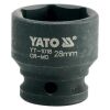 Kovaný vnitřní nástrčný klíč 1/2" šestihranný CrMo 28 mm YATO - YT-1018