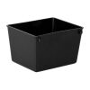 Plastový box do děrované desky, černý - ZS003704B