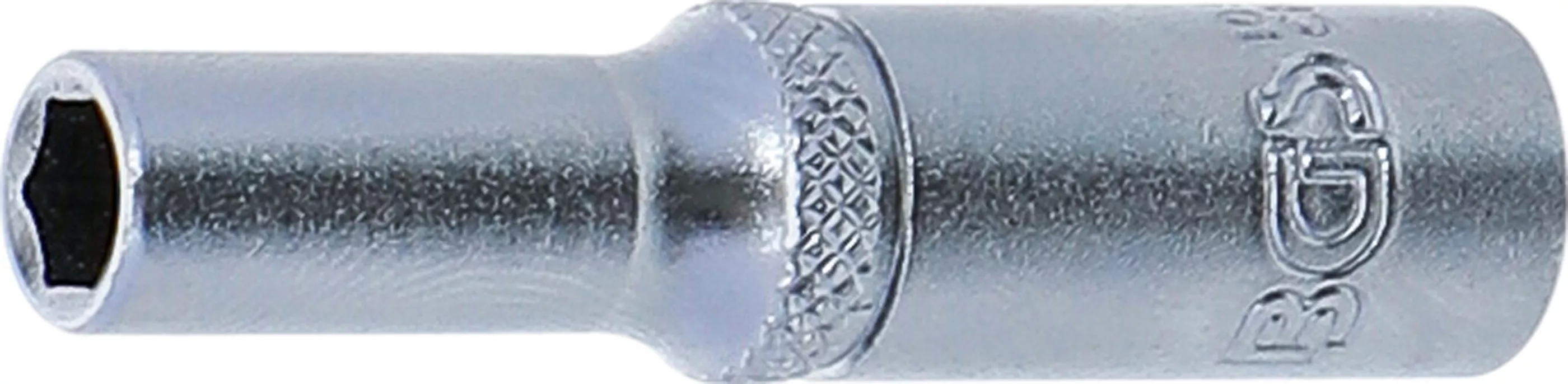 Nástrčná hlavice šestihranná, 1/4", 5,5 mm, prodloužená - B10503