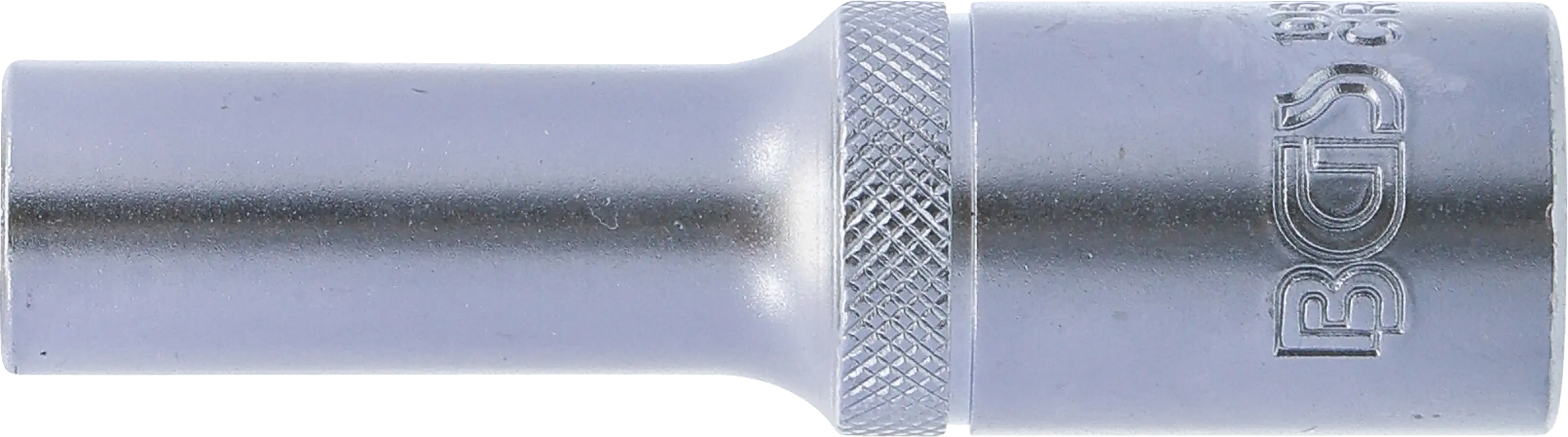 Prodloužená hlavice BGS 10 mm Prodloužená nástrčná hlavice BGS s vroubkováním