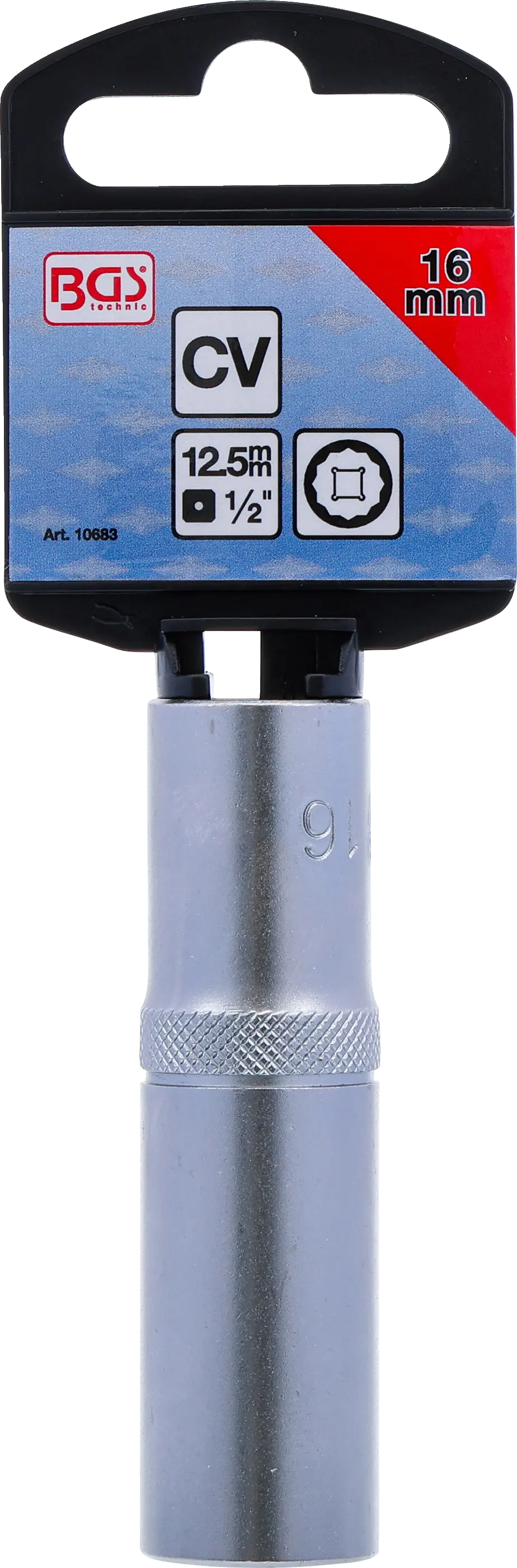 BGS nástrčná hlavice balení Balení nástrčné hlavice BGS 16 mm