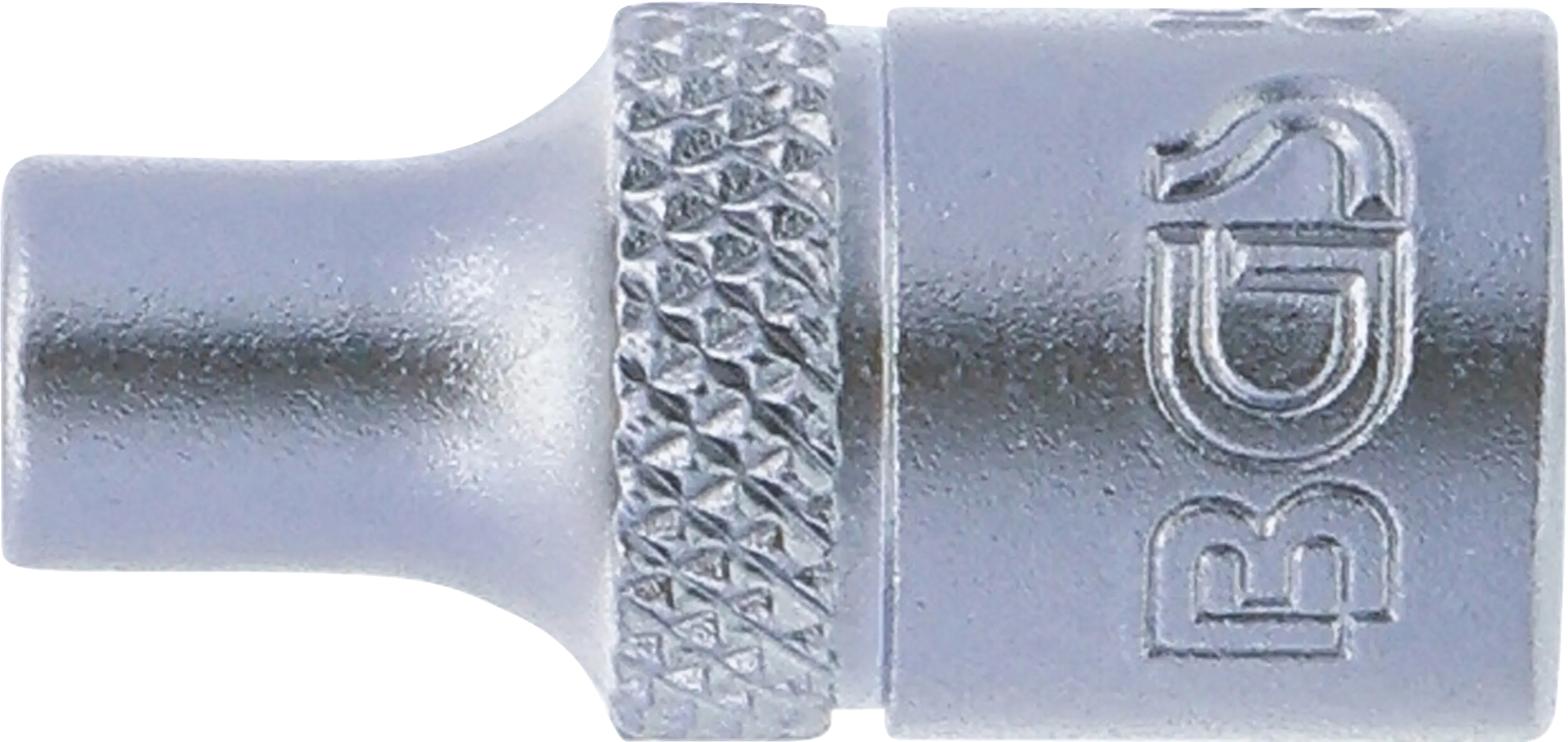 Detail nástrčné hlavice BGS 4 mm Detail dvanáctihranného profilu nástrčné hlavice BGS 4 mm