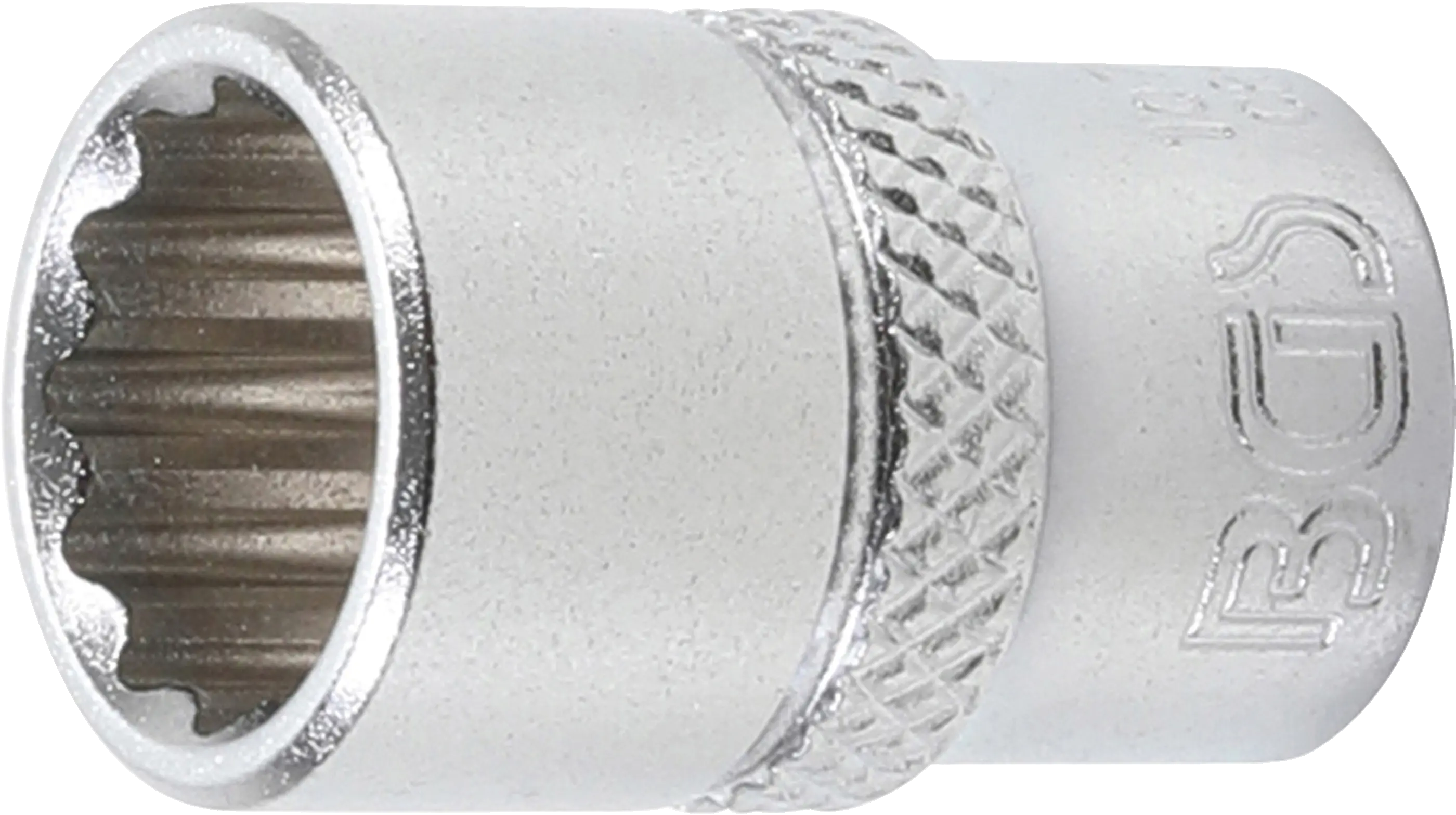 Detail nástrčné hlavice BGS 11 mm Detail dvanáctihranného profilu nástrčné hlavice BGS 11 mm