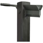 Detail ocelového štípacího klínu z materiálu C40 pro efektivní dělení dřeva – GU02054