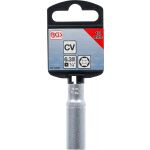 Nástrčná hlavice BGS 1/4, 10 mm prodloužená v závěsném obalu s označením rozměrů – B10510