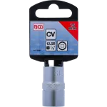Nástrčný klíč BGS 15 mm v balení s etiketou a označením CV a 1/2 – B10635