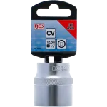Nástrčný klíč BGS 30 mm v balení s etiketou a označením CV a 1/2 – B10646