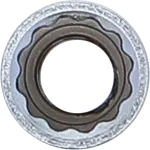 Detail dvanáctihranné nástrčné hlavice 8 mm z chrom-vanadiové oceli – B10778