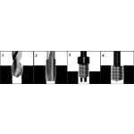 Sada pro opravu závitů - M6 - M14 - HA167272 (842N-614/118)