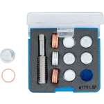 Obsah sady pro opravu závitů olejových van M17 × 1,5 mm – B158