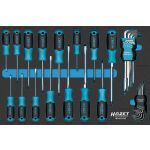 Sada šroubováků, torx a imbus klíče ve výplni do dílenského vozíku - HA270774