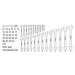 Sada očkoplochých klíčů 25ks, 6-32 mm - YT-0365