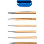 Sada 6 důlčíků BGS o délce 150 mm, pohled na jednotlivé nástroje - B1656