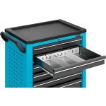 Otevřená horní zásuvka dílenského vozíku Hazet 176N s oddělovači pro nářadí - HA264810