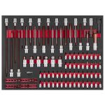 Nástrčné klíče v pěnové výplni dílenského vozíku - AH0778