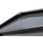 Detail větracích otvorů zahradního domku - AH240180