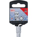 Hlavice 6 mm BGS v závěsném balení s technickými údaji – B2478