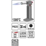 Hořák plynový 1300°C, piezo - YT-36700