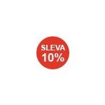 Luxusní lano k ohrazení 180cm černé s chromem - 221100230