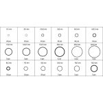 O kroužek gumová těsnící sada 225ks,3x1 - 22x2mm
