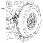 Přípravek na aretaci setrvačníku Opel - H2824