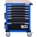 Čelní pohled na dílenský vozík BGS s centrálním zámkem a logem – B4238