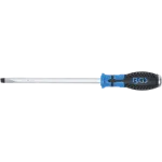 Plochý šroubovák SL10, 200 mm s dvoukomponentní protiskluzovou rukojetí BGS – B4906