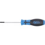 Plochý šroubovák 4 mm, čepel 80 mm, ergonomická rukojeť, BGS 4929 - B4929