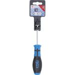 Šroubovák s plochým hrotem 4 mm a čepelí délky 80 mm v blistru, BGS 4929 - B4929