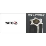 Sada klíčů TORX s otvorem 9 ks - YT-0512