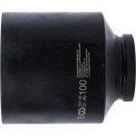 Prodloužená rázová nástrčná hlavice 100 mm z Cr-Mo oceli, fosfátovaný povrch - B5500-100