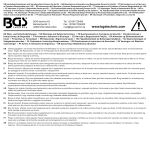 Bezpečnostní pokyny a technické informace k nástrčné hlavici 115 mm - B5500-115