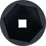 Spodní pohled na šestihrannou hlavici 105 mm s vnitřním čtyřhranem 25 mm - B5905