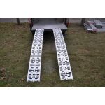 Hliníkové nájezdové rampy, nosnost pár 680 kg - LR001