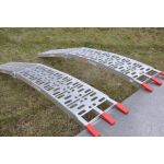 Hliníkové nájezdy s pogumovanými konci - nosnost pár 680 kg - LR001