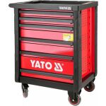 Yato dílenský vozík na nářadí, pojízdná, 6 zásuvek, červená - YT-0902