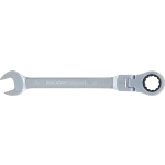 Detail ráčnového očkoplochého klíče 16 mm s 72zubým mechanismem – B6716