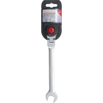 Balený ráčnový očkoplochý klíč 17 mm z chrom-vanadiové oceli – B6717