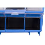 Plastový organizér / box na šroubky, 12 rozdělovníků - MW1504